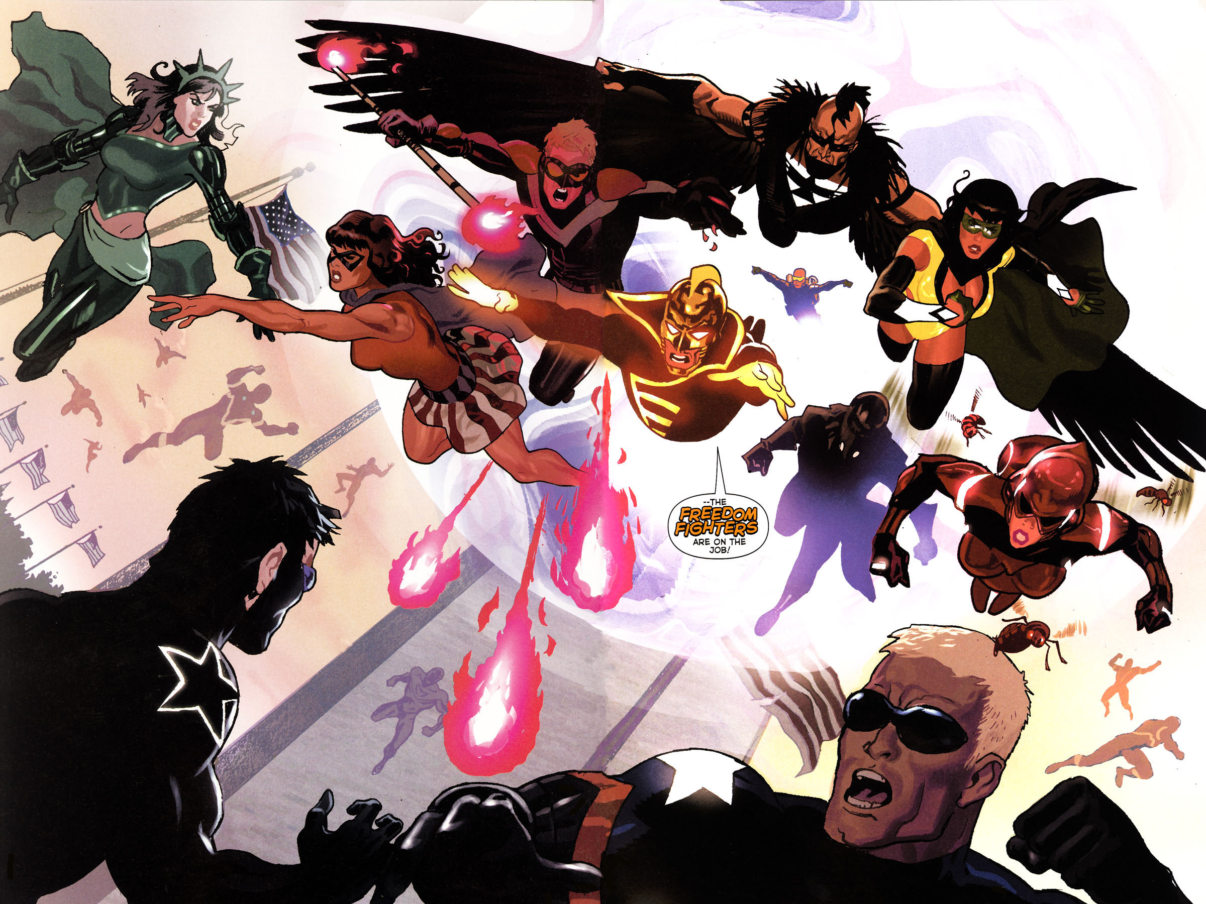 Comic-Images » Freedom Fighters Wallpaper Comic-Images » Freedom Fighters Wallpaper