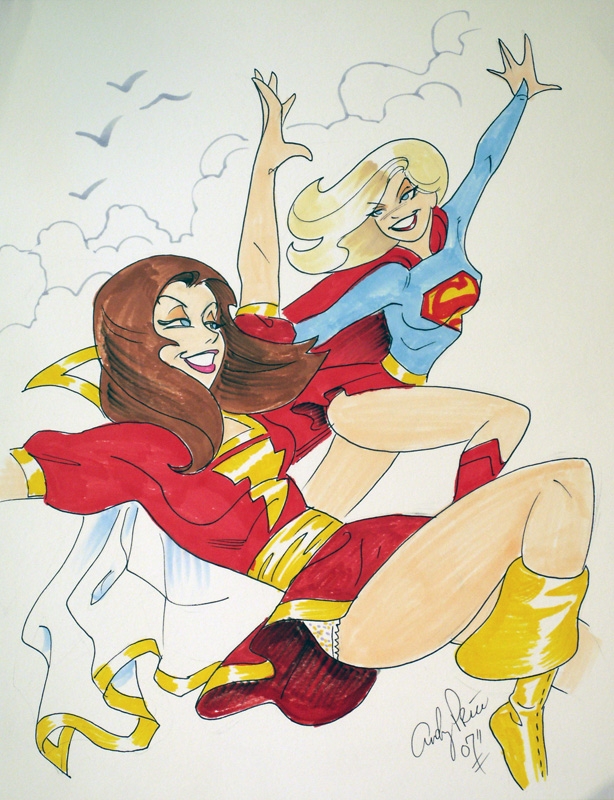 Supergirl and Mary Marvel Supergirl and Mary Marvel