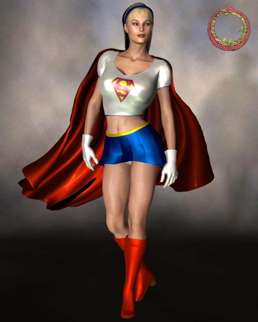 Supergirl pinup SuperGirl
