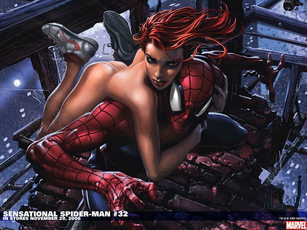 spiderman jane sexy Spiderman and Mary Jane