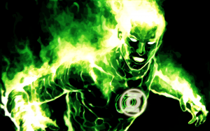 Green Lantern is on fire.png