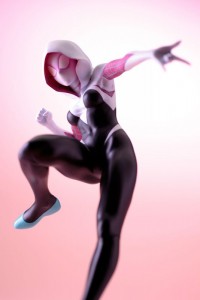 Spider-Gwen Kotobukiya statue.