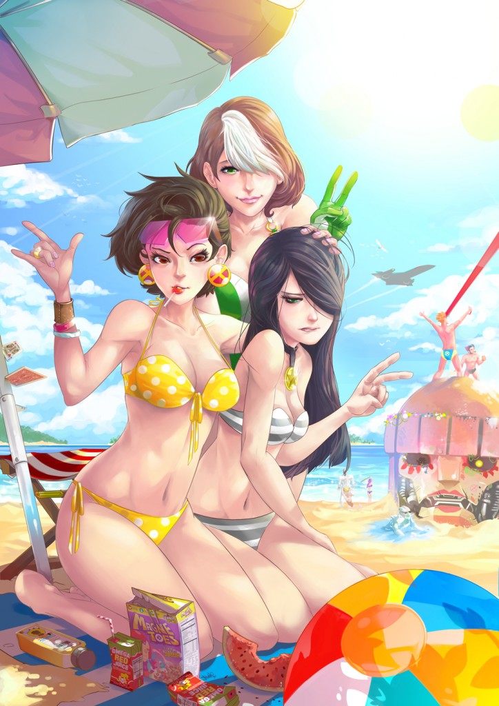 X-menAtTheBeach