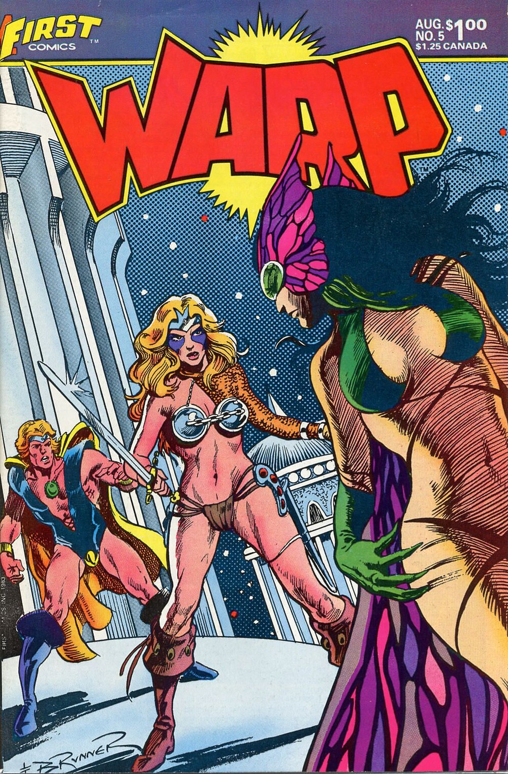 Warp 5. Лучшие инди комиксы. First Comics. DC Comics Warp. Playdate Comics.