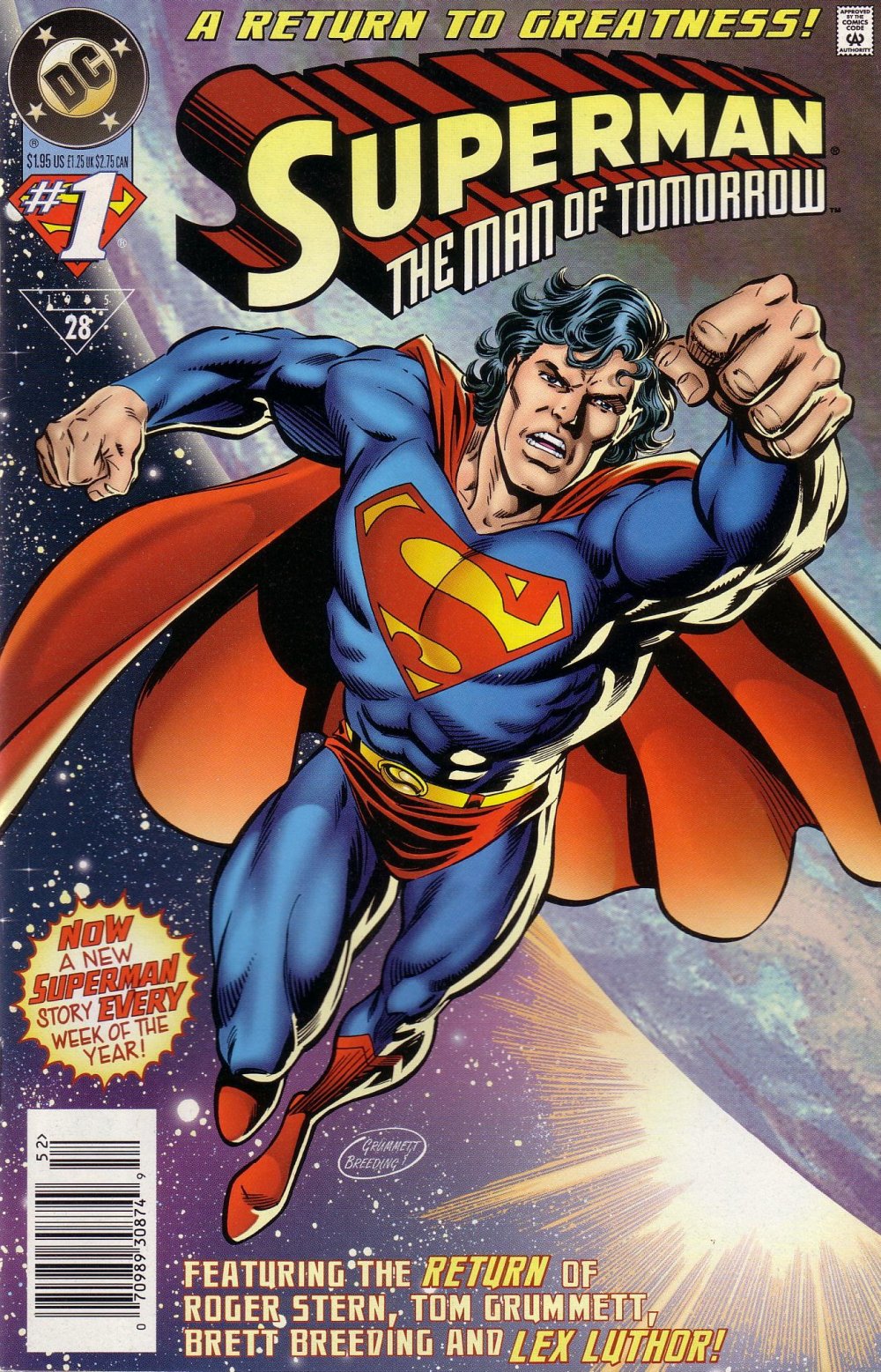 1995-28 Superman- The Man Of Tomorrow 0001.JPG 1995-28 Superman- The Man Of Tomorrow 0001.JPG