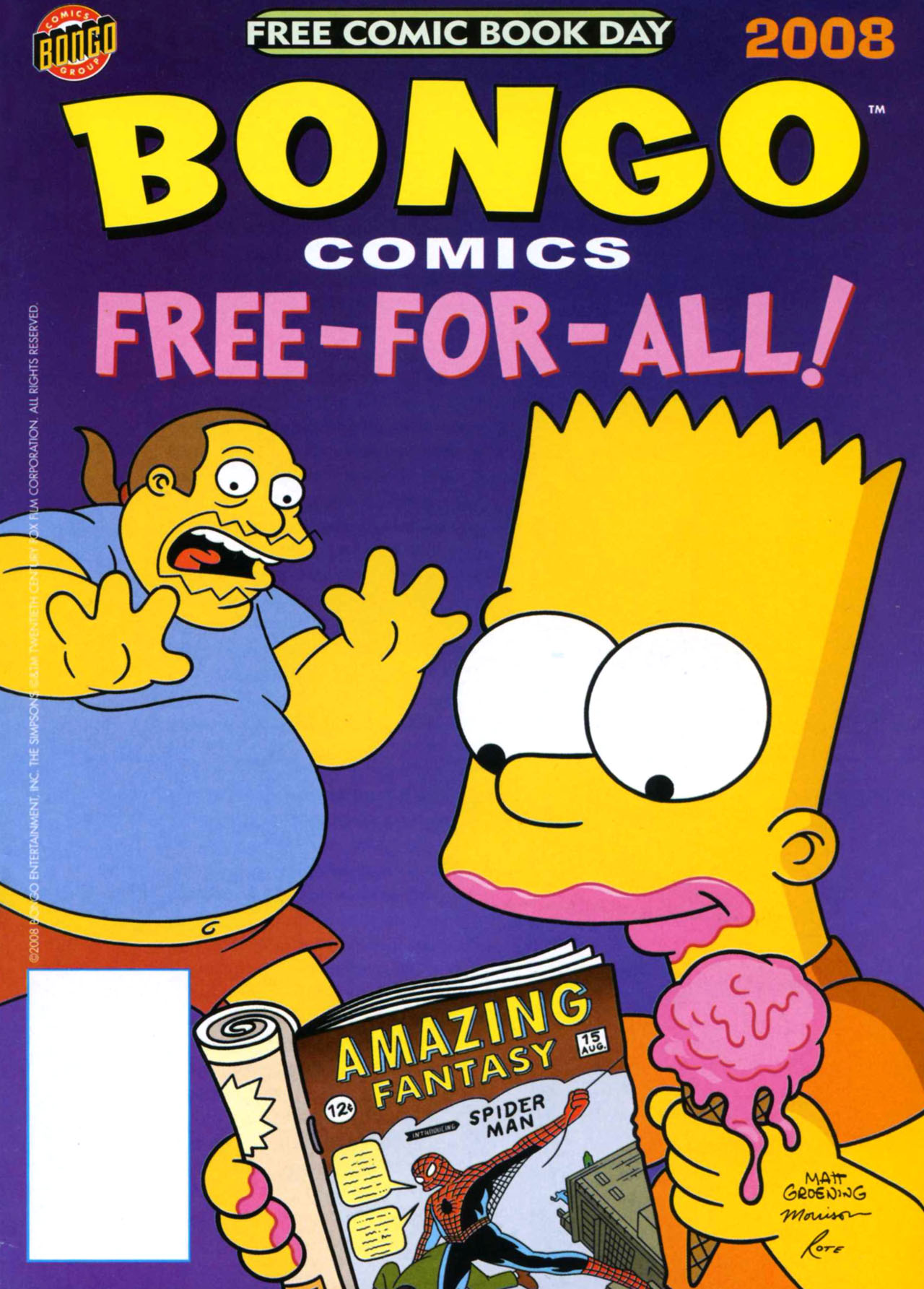 Комиксы симпсоны. Бонго комикс. Барт симпсон комикс. Bongo Comics Simpsons.