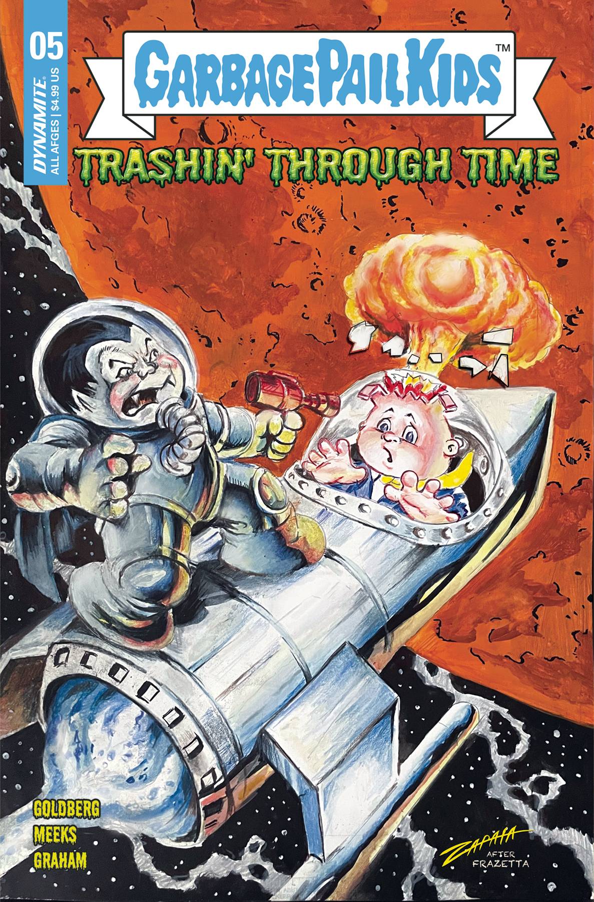 GARBAGE PAIL KIDS THROUGH TIME #5 CVR B ZAPATA (DEC230358) GARBAGE PAIL KIDS THROUGH TIME #5 CVR B ZAPATA (DEC230358)