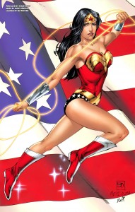 wonder woman american flag 191x300 wonder woman   american flag