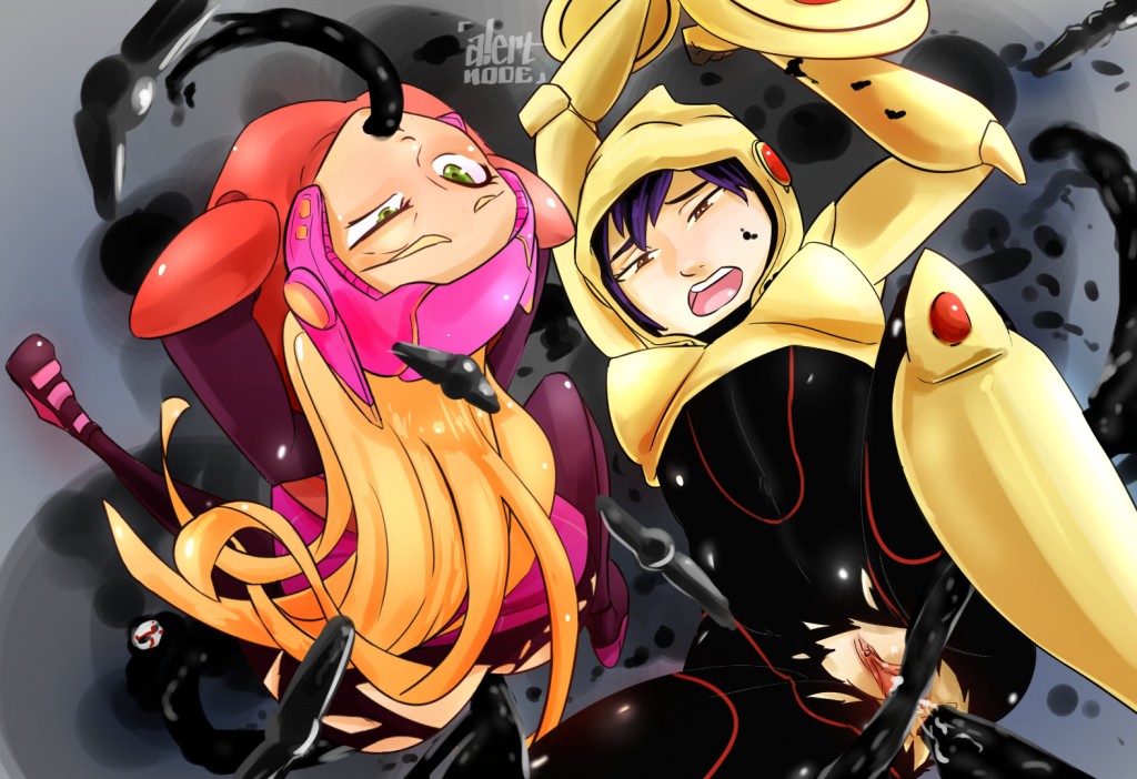 Honey Lemon & GoGo Tomago from Big Hero 6. 