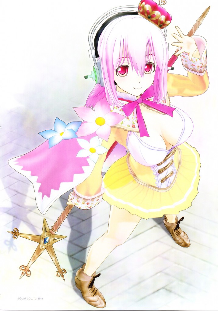 super sonico swimsuit santa ver