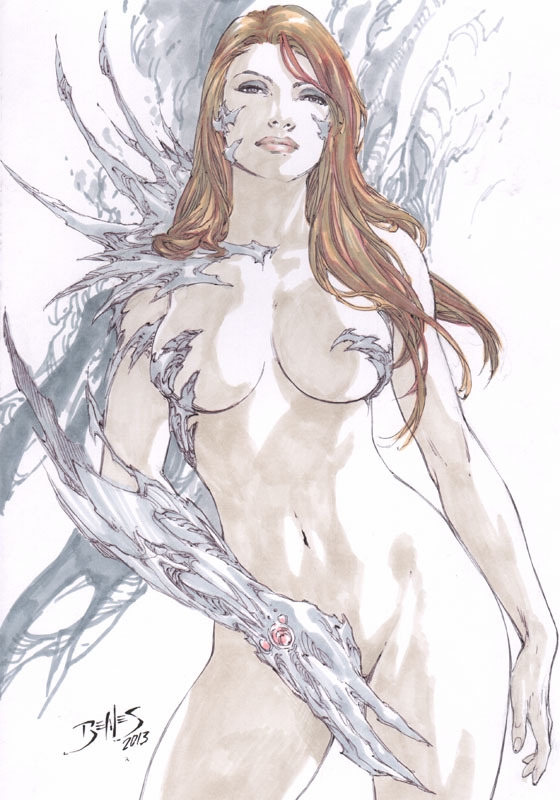 Witchblade In Repose Nude Turner Poster Sealed Oop Rare
