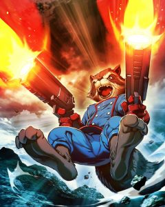 Rocket Raccoon Double Shot 240x300 Rocket Raccoon   Double Shot