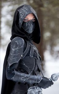 Skyrim cosplayer with awesome eyes.jpg
