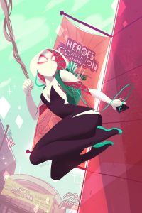 Spider-Gwen at the Heroes Convention.jpg