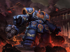 Warhammer space marine with optional tacticool attachments.png