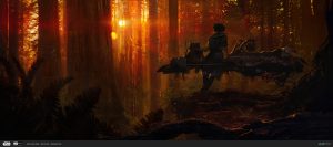 speeder sunset 300x133 speeder sunset