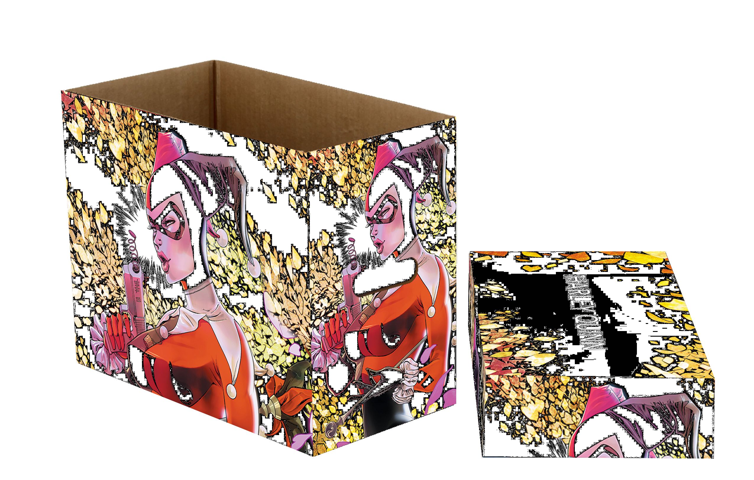DC COMICS HARLEY QUINN FLOWER 5 PK SHORT COMIC STORAGE BOX.jpg DC COMICS HARLEY QUINN FLOWER 5 PK SHORT COMIC STORAGE BOX.jpg