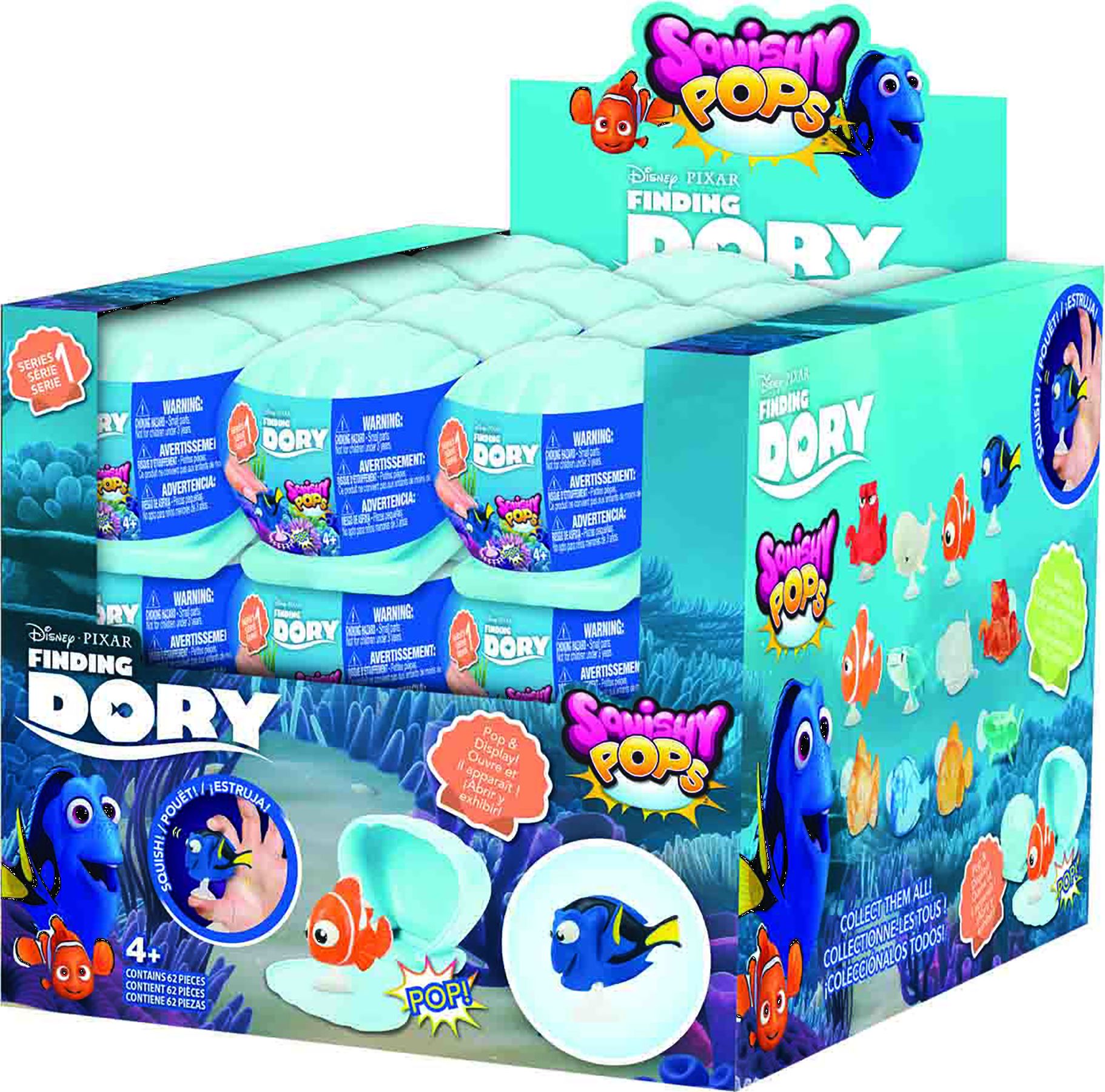 finding dory squishy toys