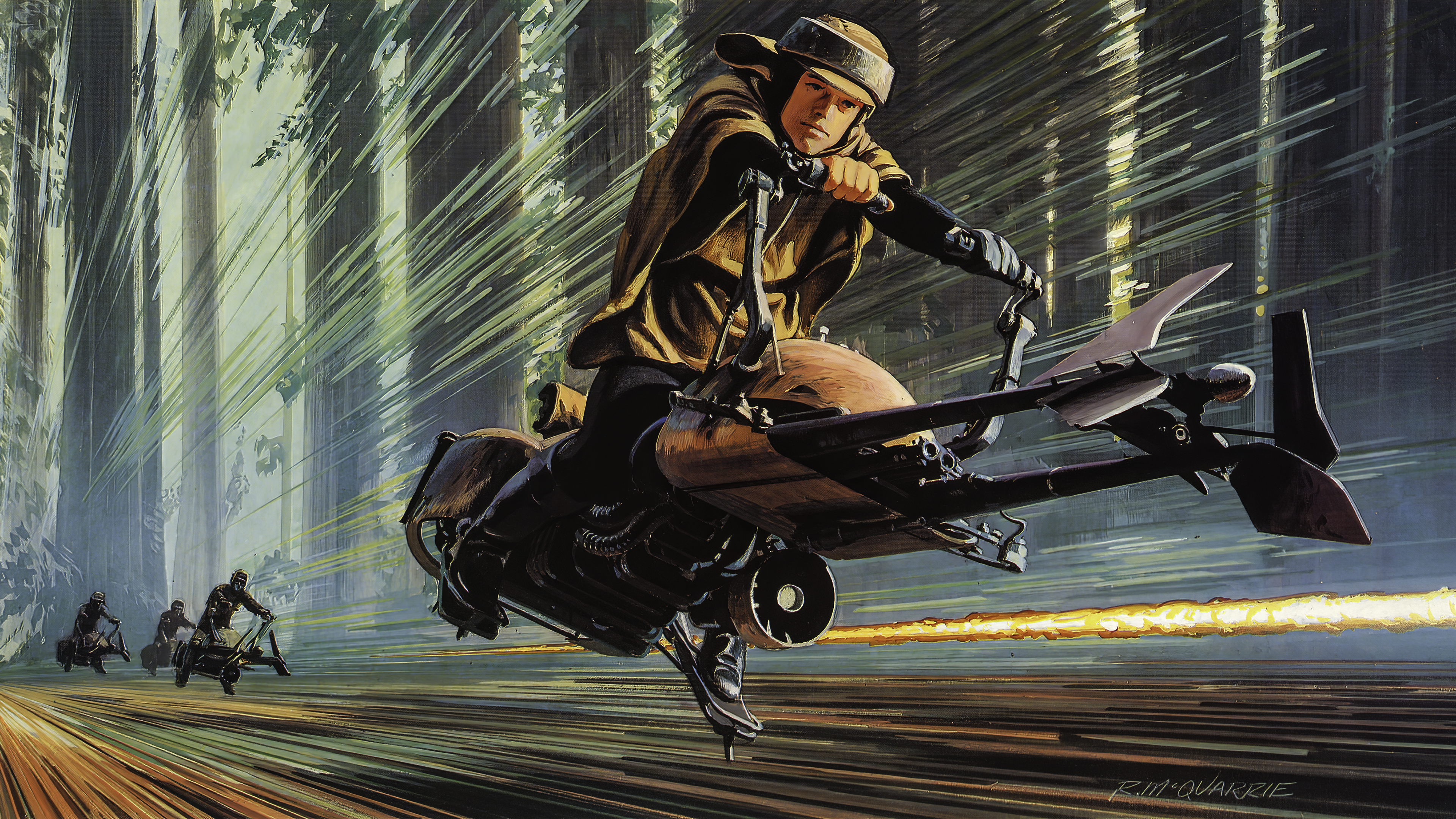 Luke On A Speeder Bike Luke On A Speeder Bike