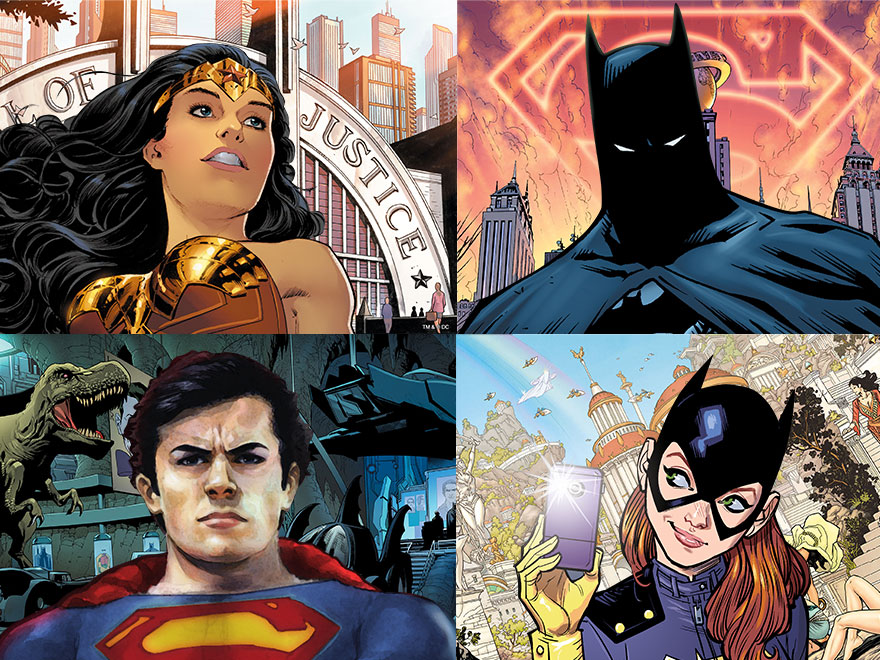 Dial-In From the DC Universe with These Virtual Backgrounds Dial-In From the DC Universe with These Virtual Backgrounds
