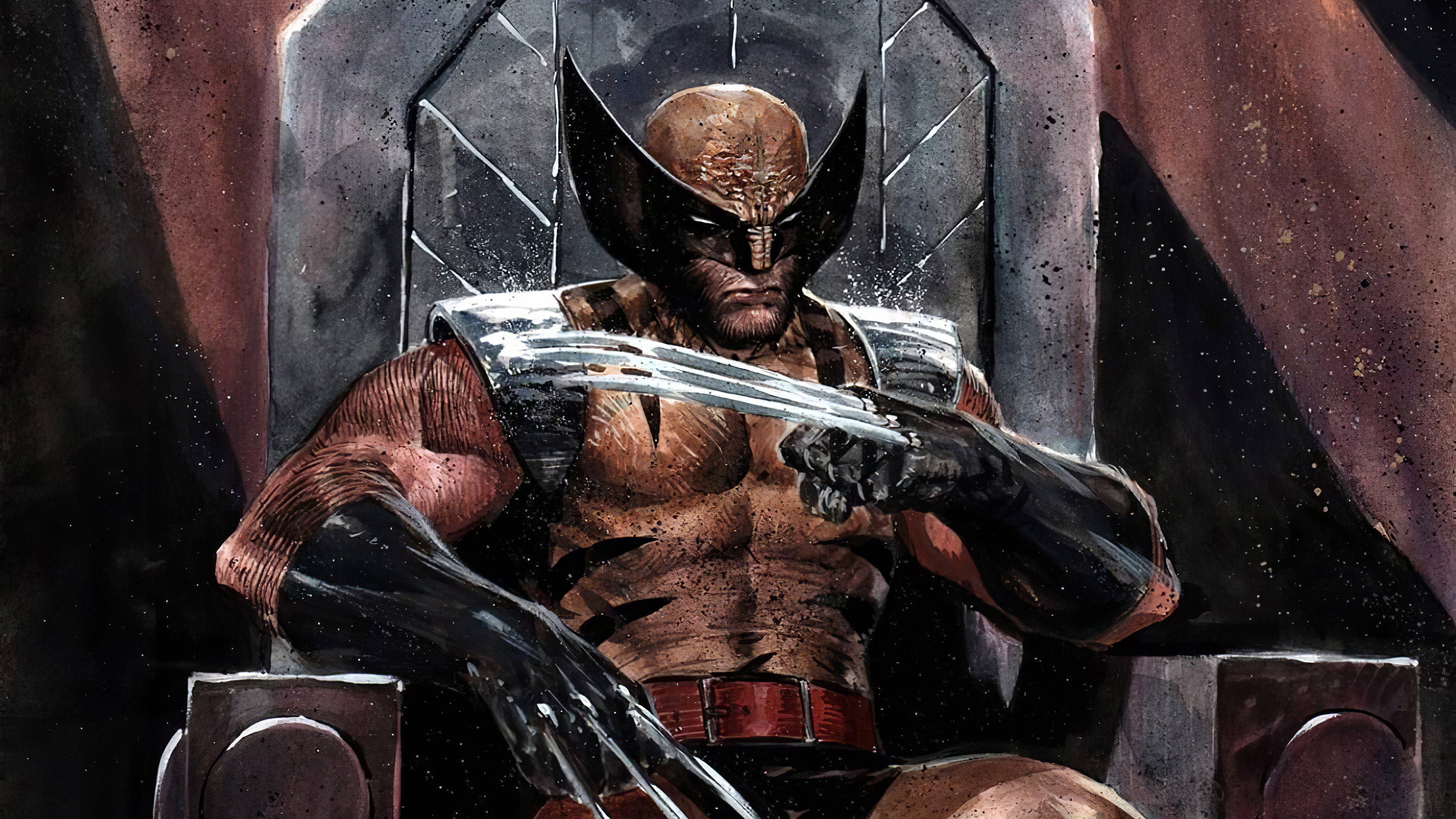 wolverine on a throne wolverine on a throne