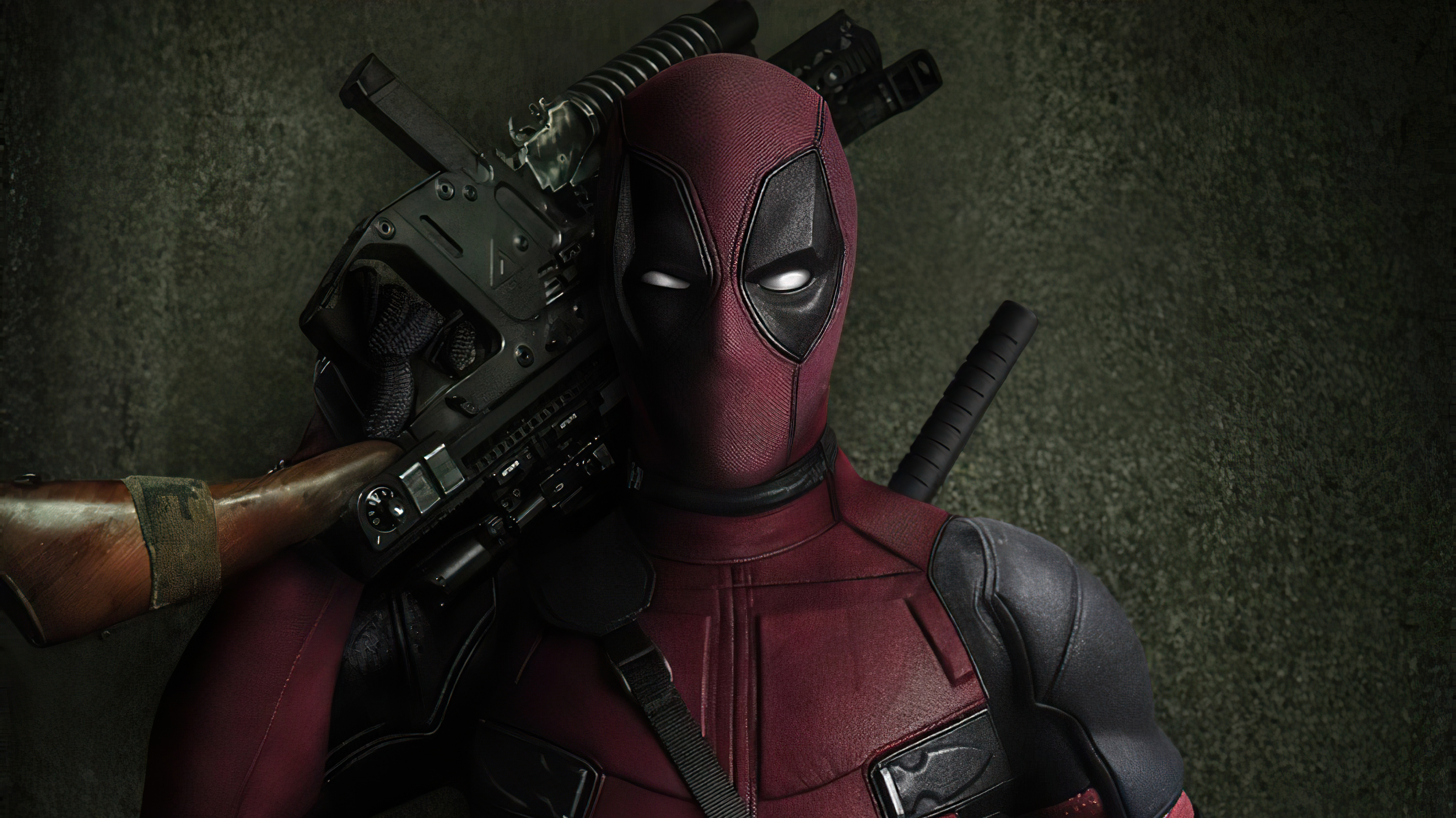 deadpool with 4k gun deadpool with 4k gun