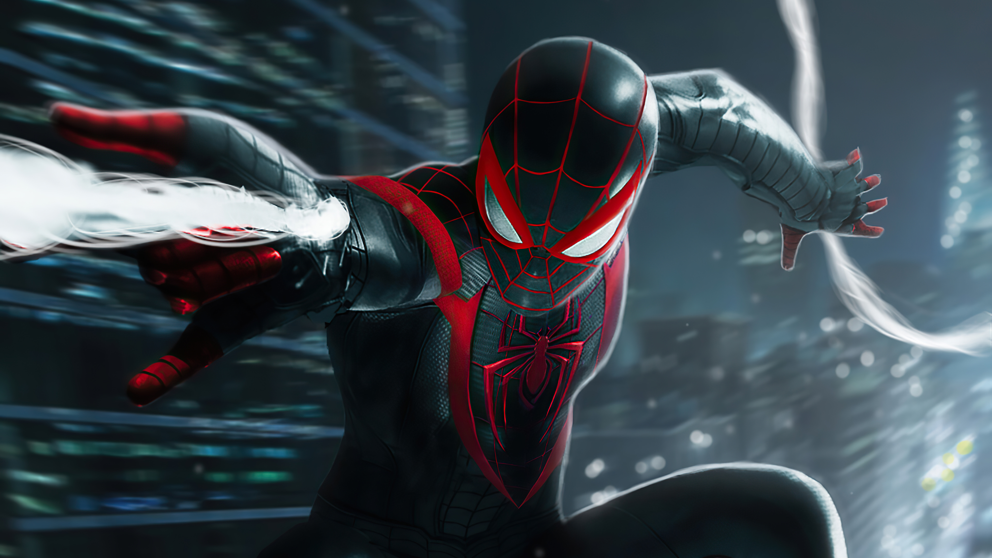 Spider-man in black and red Spider-man in black and red
