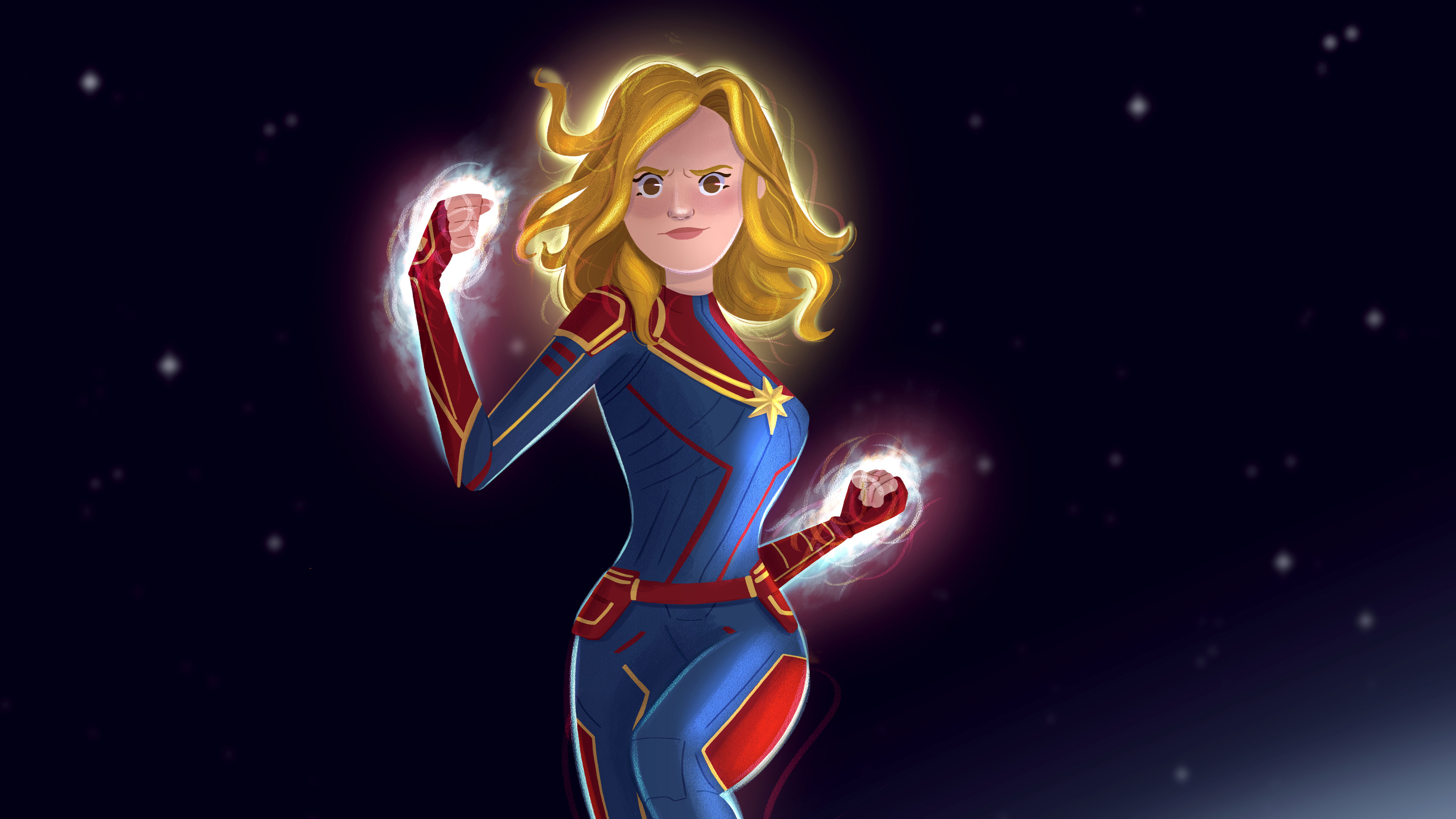 Captain Marvel Has Power In Space Captain Marvel Has Power In Space