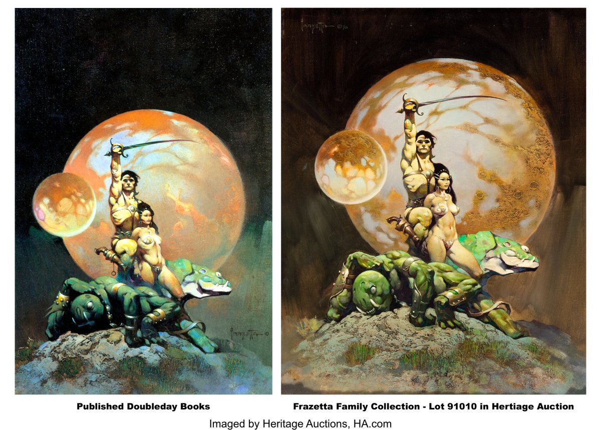 Frazetta painting raises over 1 million