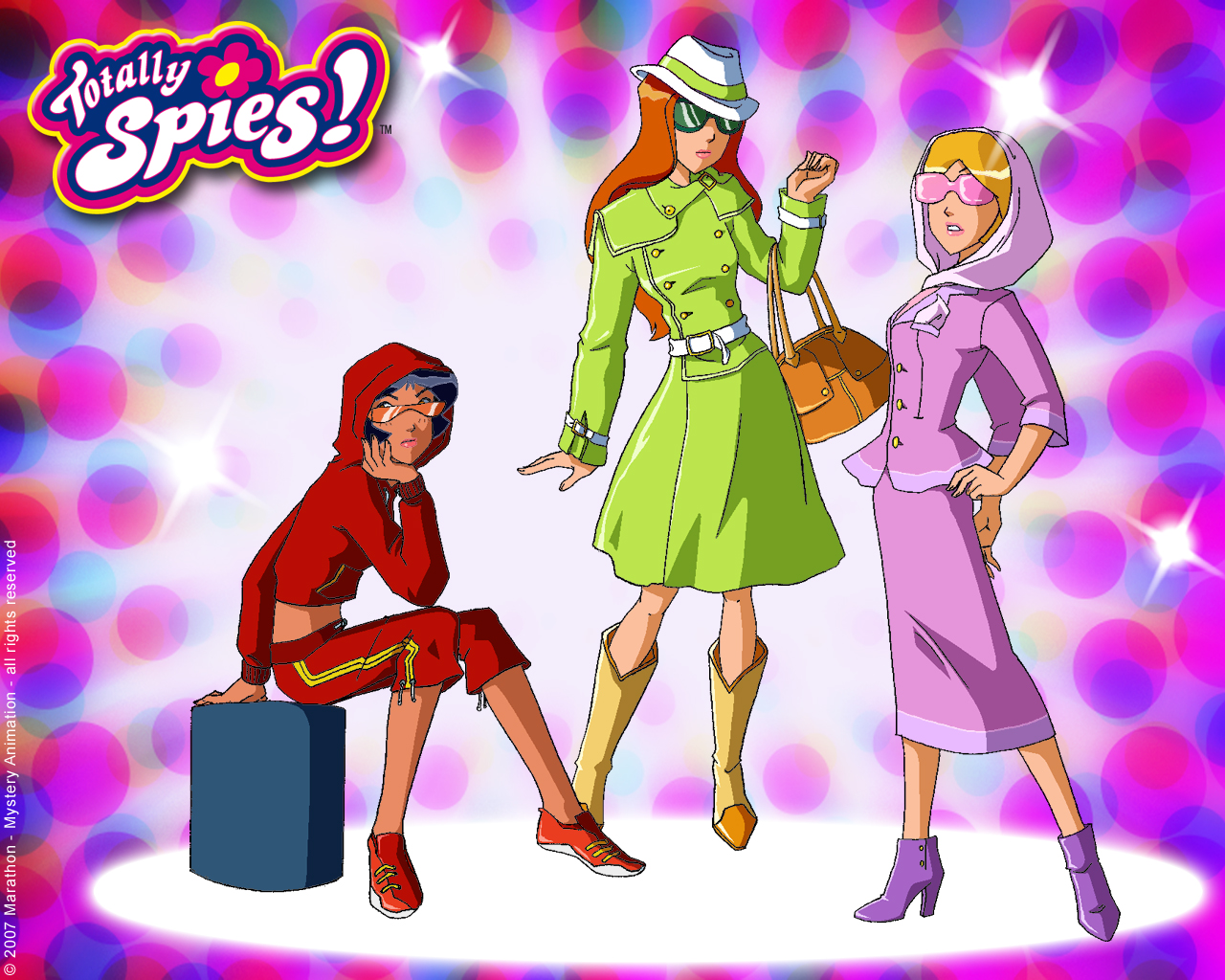 Totally Spies undercover. 