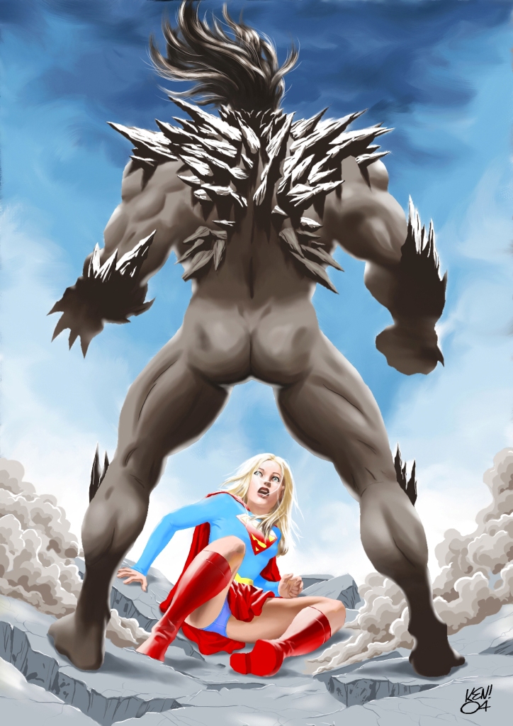 Supergirl vs. Doomsday. 
