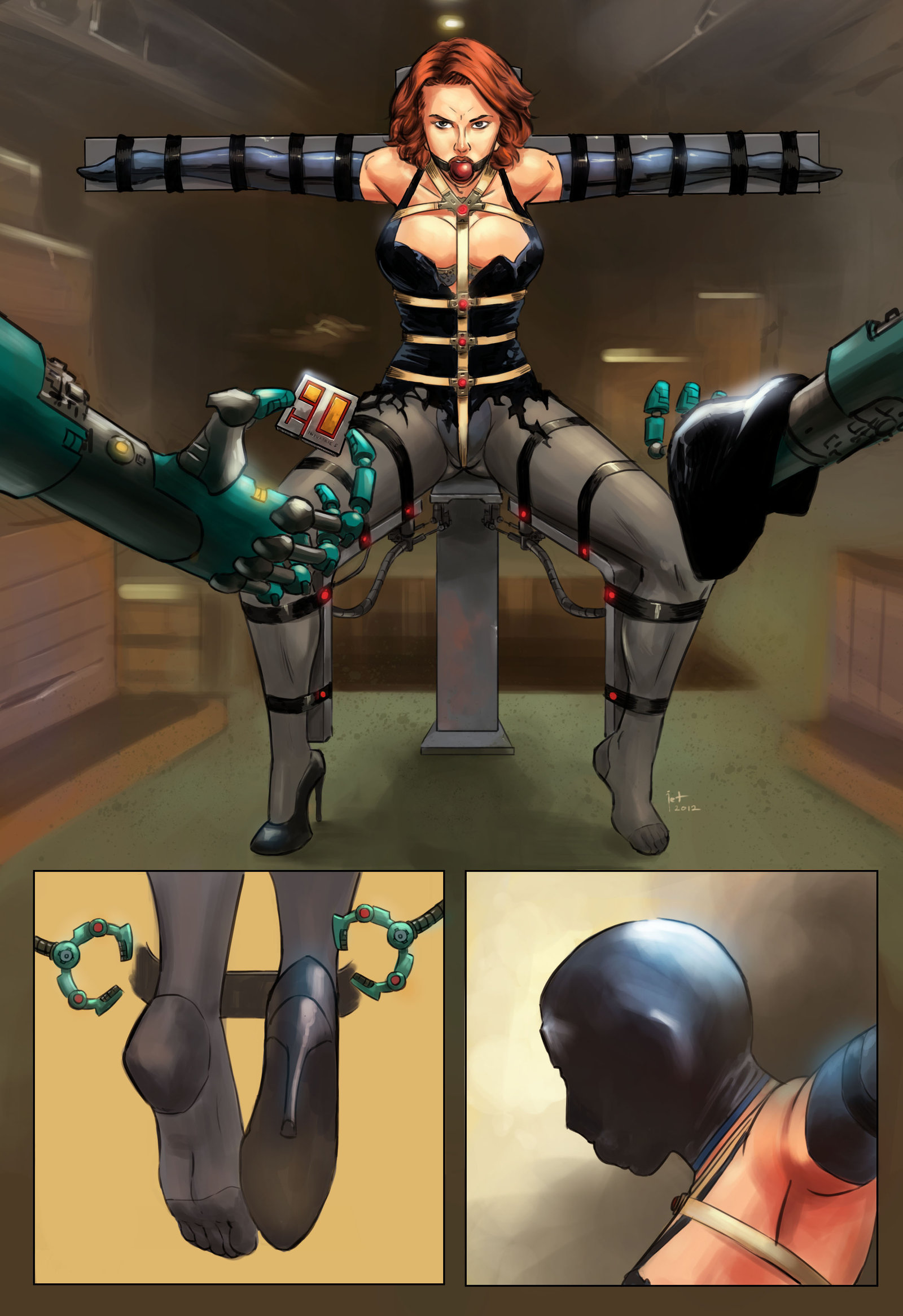 Bondage black widow Trap of. 