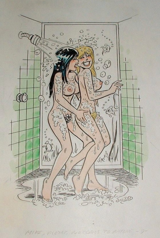 411164640949743637 zfXieDVY c Betty & Veronica Nude in the Shower. 